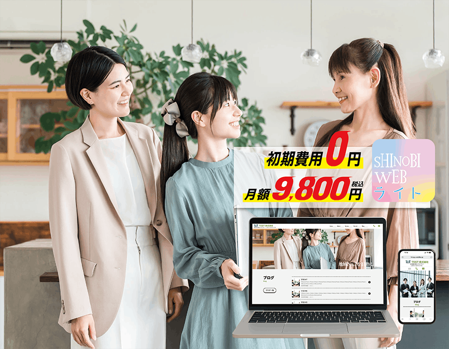 shinobi-webライトプランの画像